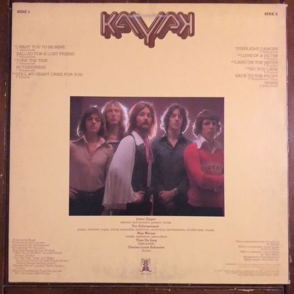 Kayak Starlight Dancer Vinyl Lp '77 - Picture 2 of 8